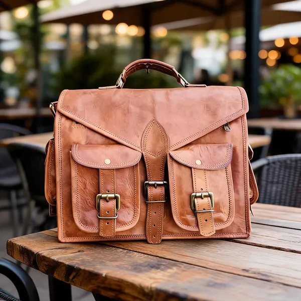 Handmade_Leather_Handicraft_Laptop_Bag