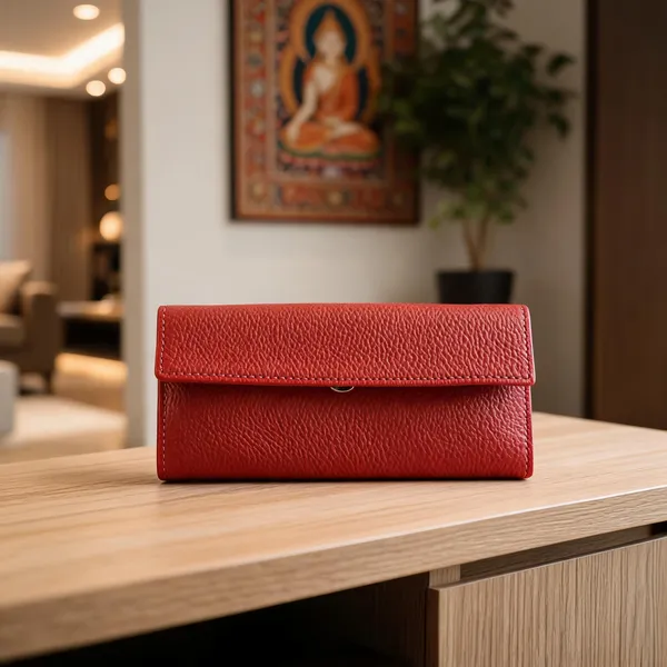 Craftshades_–_8_Inch_Handcrafted_Unique_Red_Clutch_Leather_Bag_For_Women_|_100%_Genuine_Leather
