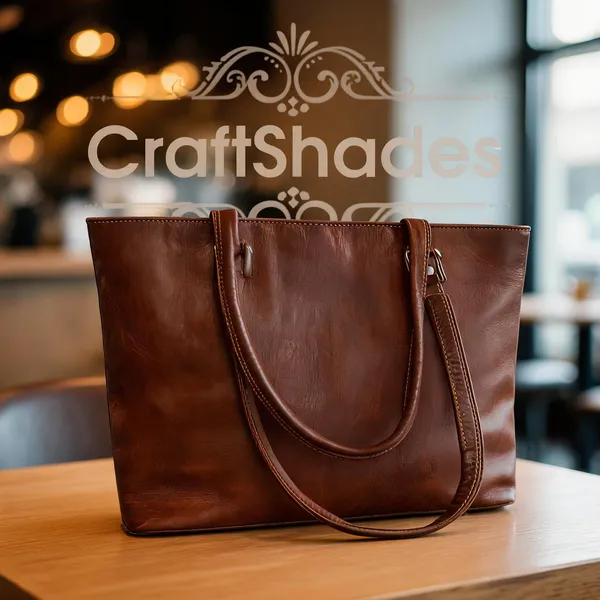 Craftshades_–_13_Inch_Handcrafted_Leather_Women’S_Tote_Bag_|_100%_Genuine_Leather
