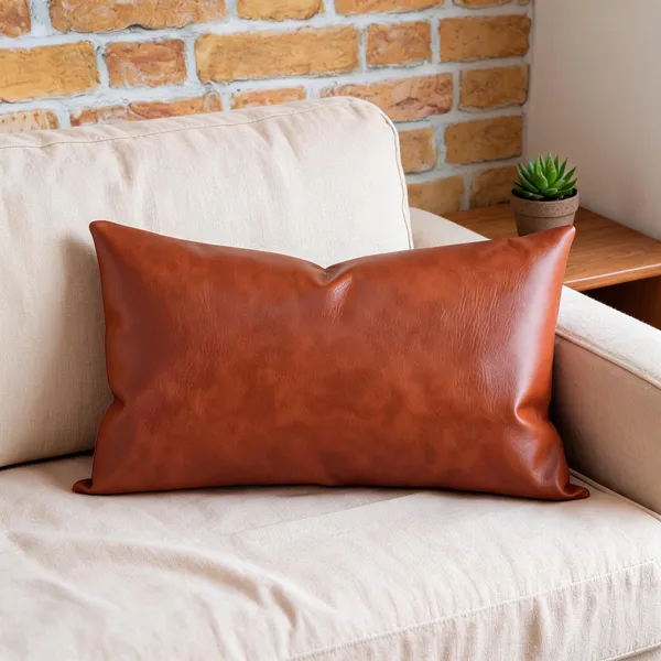 100%_Goat_Leather_Cushion_With_Cotton_Sofa_Cover