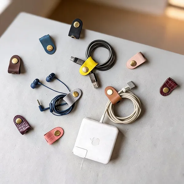 Leather_Earphones_Or_Cable_Organizer