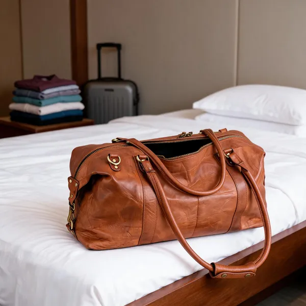 Craftshades_20_Inch_Brown_Duffle_Leather_Bag