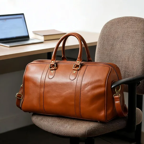 Craftshades_Buffalo_Leather_Duffle_Bag_-_Travel_,_Gym