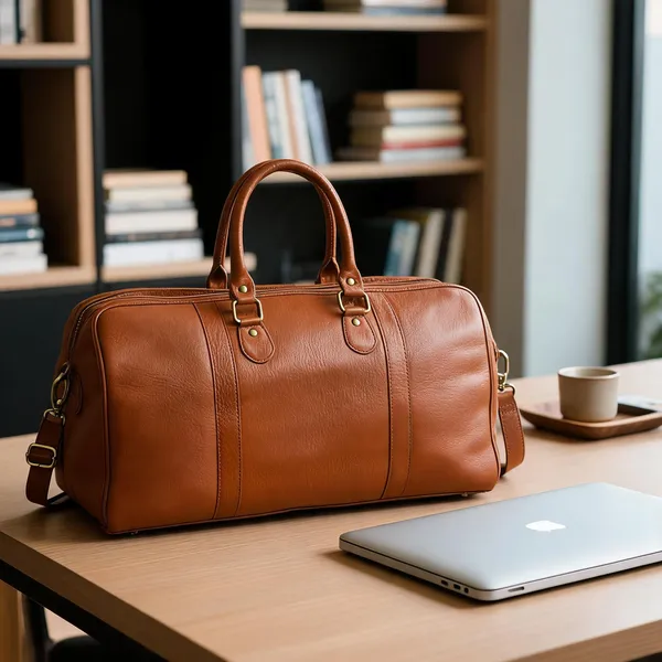 Craftshades_Buffalo_Leather_Duffle_Bag_-_Travel_,_Gym