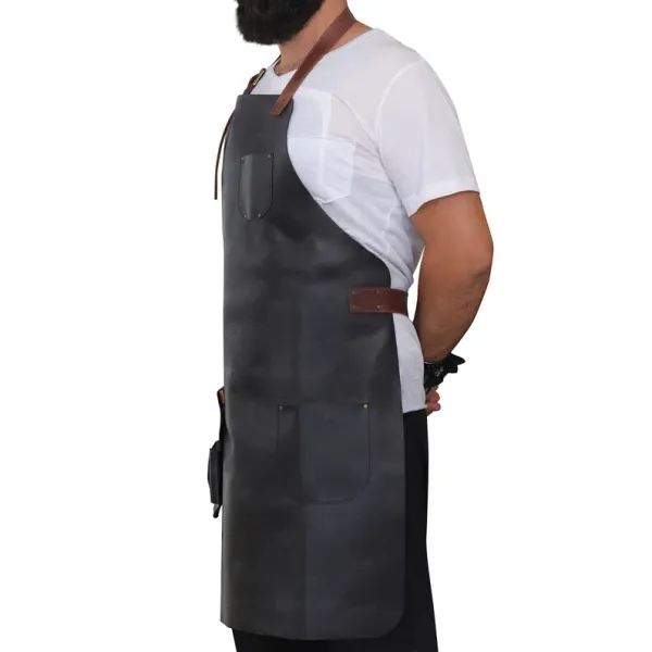 Craftshades_Personalized_Top_Grain_Leather_Workshop_Apron_With_Pockets_For_Men,_Hand_Crafted_Woodworking_Apron,_Artist_Full_Apron,_Best_Gardening_Apron
