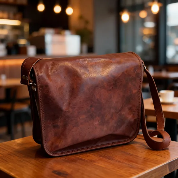 15_Inches_Luxury_Style_Genuine_Leather_Cross_Body_Shoulder_Bag_Handmade_Bag