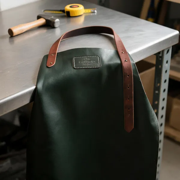 Craftshades_Leather_Apron_For_Men_Green_Colour