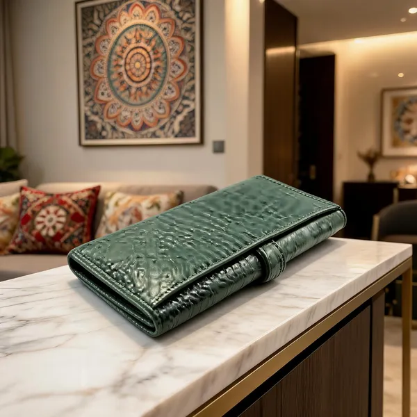 Craftshades_Brown_Green_Clutch