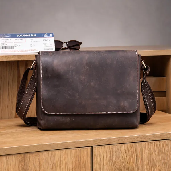 Craftshades_–Thick_Leather_Men'S_Retro_Travel_Shoulder_Bag_Designer_Satchel_13_Inch_Laptop_Bag_Shoulder_Bag_For_Men