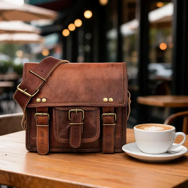 Craftshades_–_16″_Dark_Brown_Single_Pocket_Handcrafted_Vintage_Leather_Laptop_Bag_|_100%_Genuine_Leather