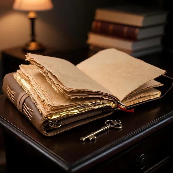 Handmade_Leather_Diary_With_Key