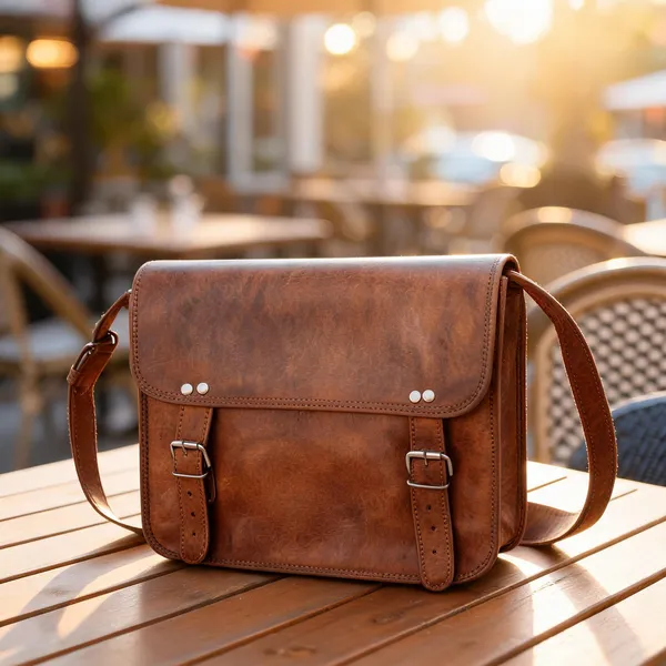 Craftshades_–_Vintage_Double_Strip_Plain_10*13″_Handcrafted_Goat_Leather_Laptop_Bag_|_100%_Genuine_Leather