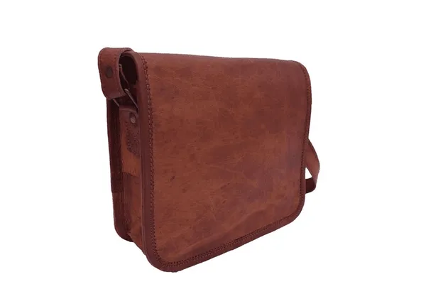 Craftshades_-_9_Inch_Full_Flap_Plain_Handcrafted_Small_Goat_Leather_Sling_Bag_|_100%_Genuine_Leather