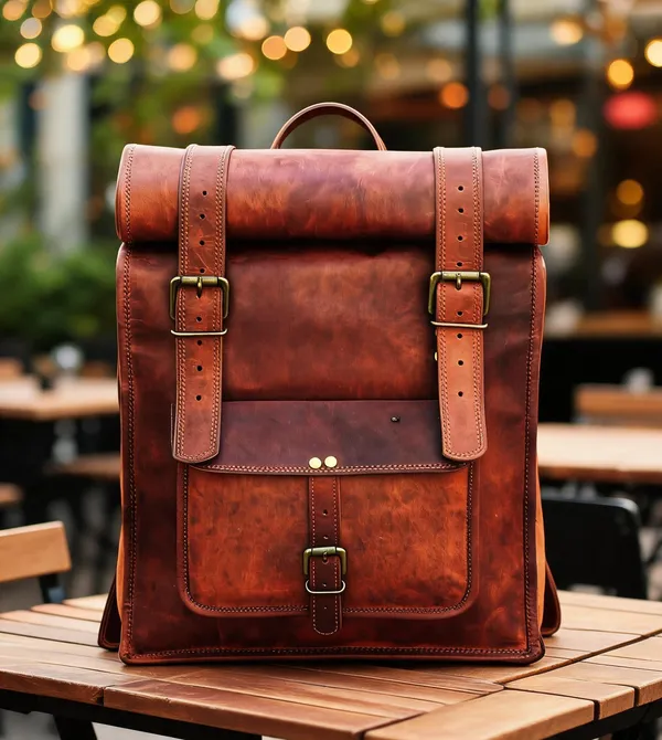 Craftshades_-_14*24_Inch_100%_Genuine_Roll_Leather_Shoulder_Backpack_|_Unisex
