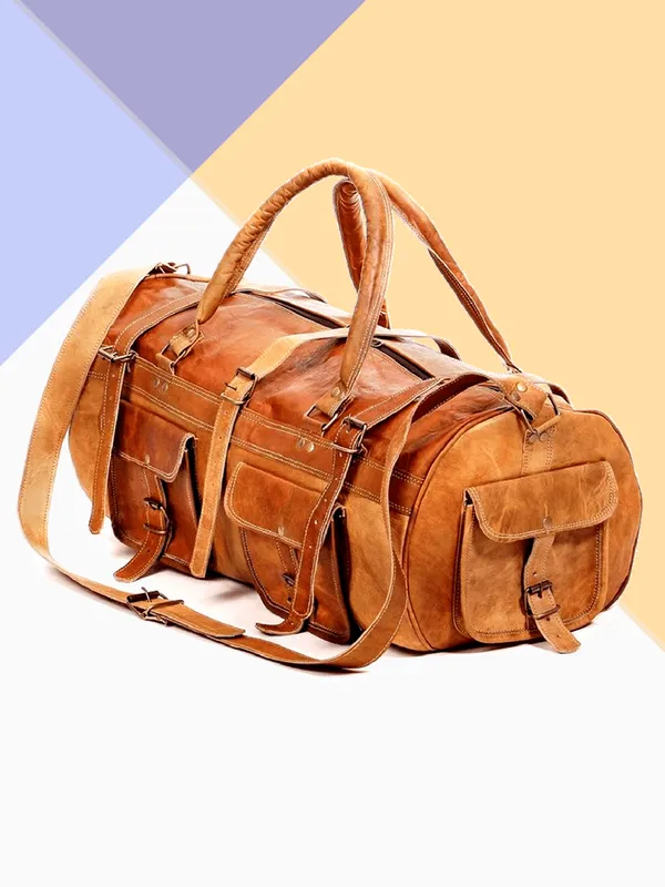 Craftshades_–_Multiple_Pockets_28_Inch_Handcrafted_Leather_Duffle_Bag_|_100%_Genuine_Leather