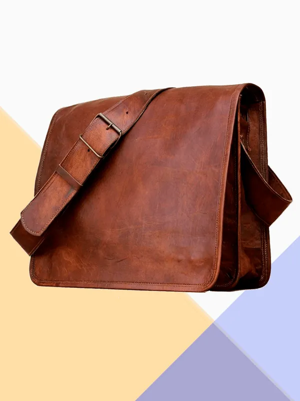 Craftshades_–_15"11_Vintage_Handcrafted_Leather_Laptop_Bag_Without_Pocket_|_100%_Genuine_Leather