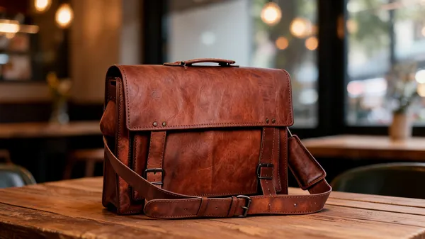 Craftshades_–_Big_Pocket_Two_Strips_15″11_Handcrafted_Leather_Laptop_Bag_|_100%_Genuine_Leather