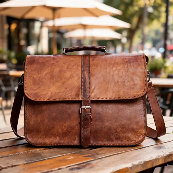 Craftshades_–_Vintage_Single_Strip_13"10_Handcrafted_Leather_Laptop_Bag_|_100%_Genuine_Leather