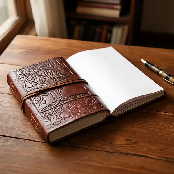 Craftshades_–_Vintage_Beautiful_Tree_Embossed_Unique_Design_10″7_Handcrafted_Leather_Journal/Diary_200_Page_|_100%_Genuine_Leather