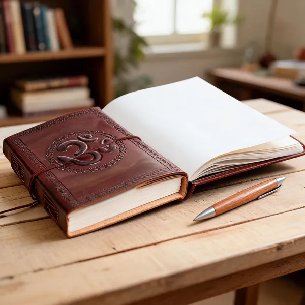 Craftshades_–_Vintage_Om_Embossed_Unique_Design_7″5_Handcrafted_Leather_Journal/Diary_200_Page_|_100%_Genuine_Leather