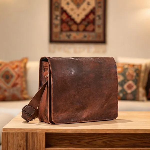 Craftshades_–_Vintage_Plain_Handcrafted_Leather_Laptop_Bag_|_100%_Genuine_Leather