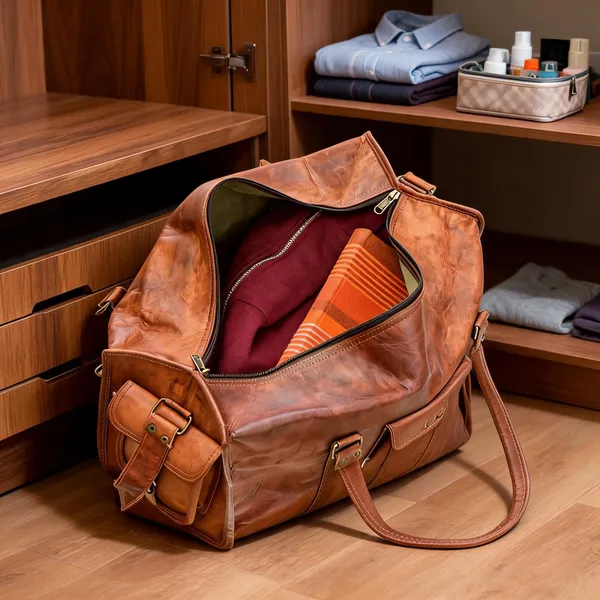 Craftshades_-_22_Inches_4_Edges_Handcrafted_Duffle_Goat_Leather_Bag_|_100%_Genuine_Leather_Bag