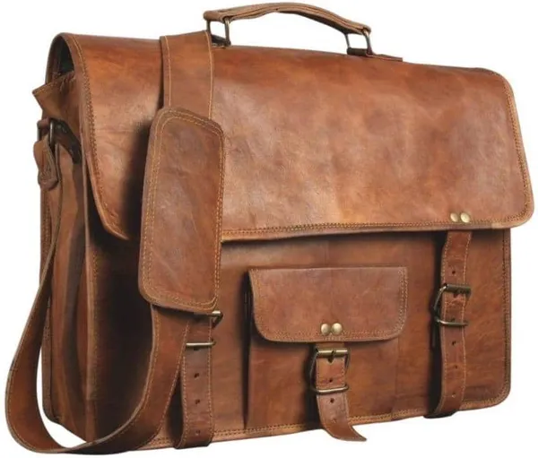 Craftshades_–_15″_With_Pocket_Handcrafted_Messenger_Leather_Bag_|_100%_Genuine_Leather