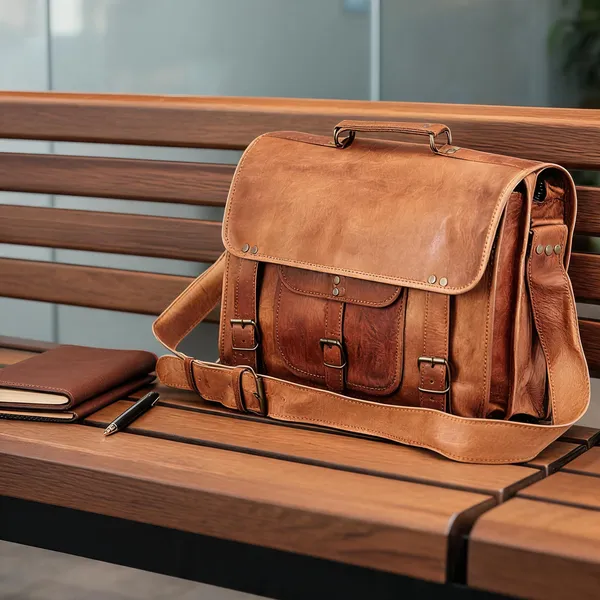 Craftshades_–_15″_With_Pocket_Handcrafted_Messenger_Leather_Bag_|_100%_Genuine_Leather