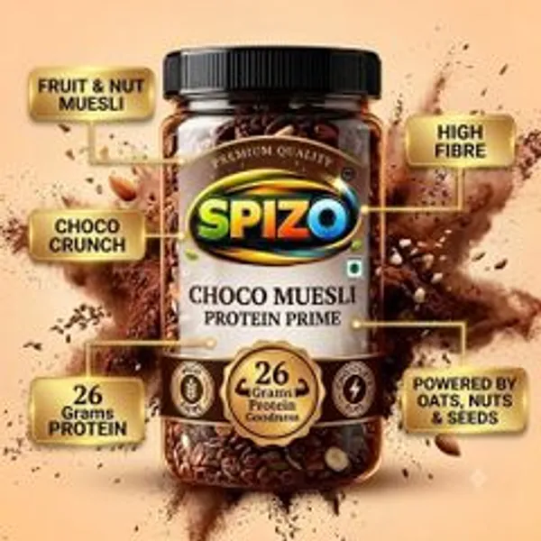 Gourmet_Choco_Muesli_Protein_Prime_26g_Protein_High_Fibre_With_Oats_Nuts_Seeds_Jar