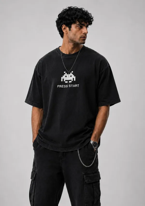Game_Over_Oversized_Black_T_Shirt