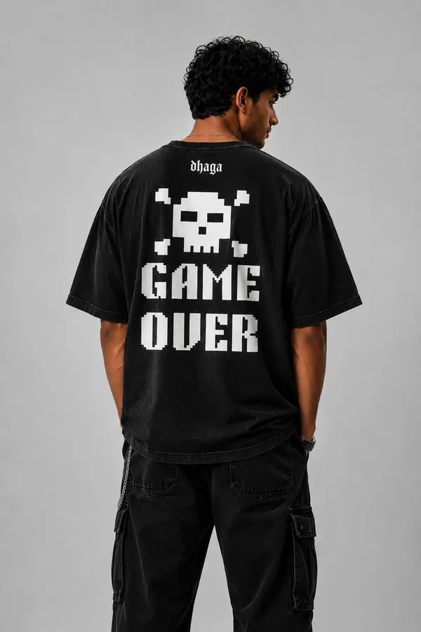 Game_Over_Oversized_Black_T_Shirt