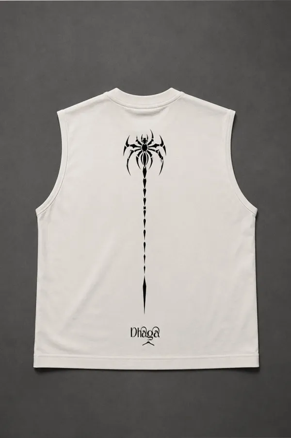 Dhaga_Custom_Signature_Spider_Sleeveless_Tee