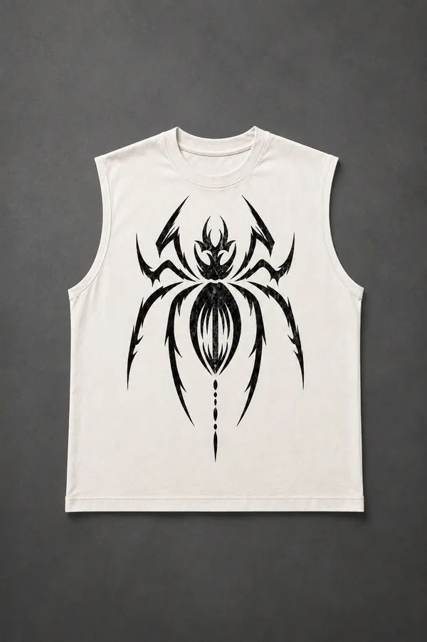 Dhaga_Custom_Signature_Spider_Sleeveless_Tee