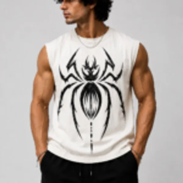 Dhaga_Custom_Signature_Spider_Sleeveless_Tee