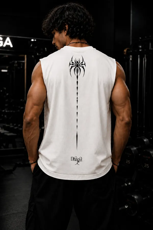 Dhaga_Spider_Vest_Off_White