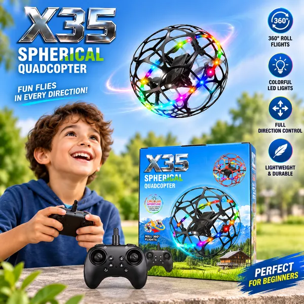 X35_Spherical_Quadcopter_Remote_Control