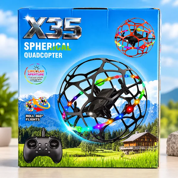 X35_Spherical_Quadcopter_Remote_Control