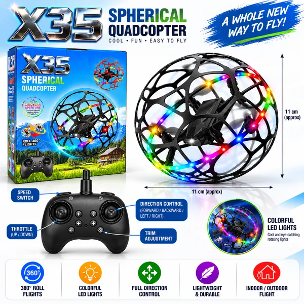 X35_Spherical_Quadcopter_Remote_Control