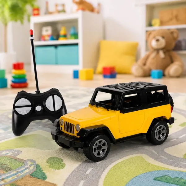 Yellow_Plastic_Jeep_Style_Remote_Control_Toy_Car_For_Kids