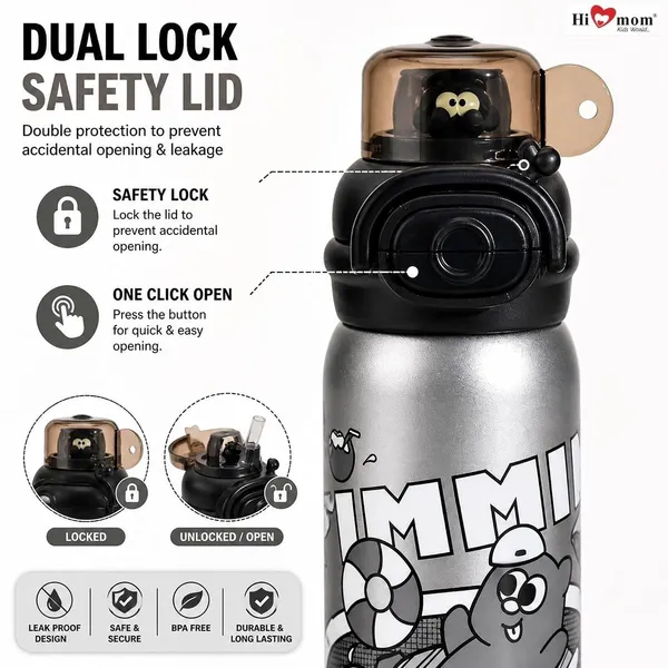 Silver_Silver_Stainless_Steel_Cartoon_Printed_Water_Bottle_For_Kids