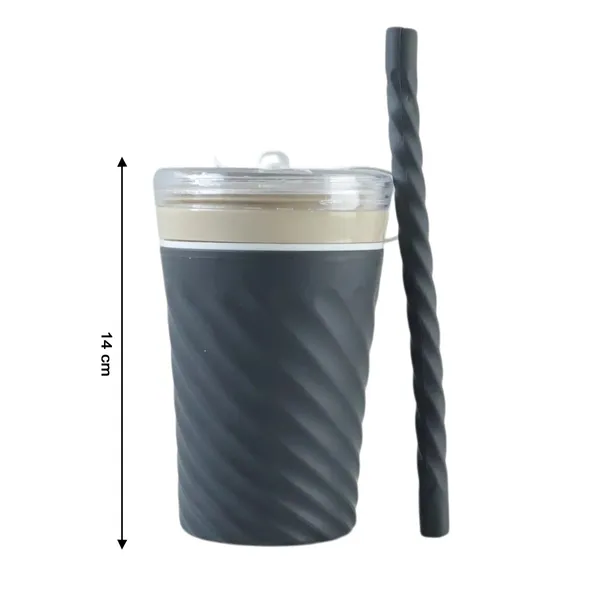 Black_Textusilicone_Iced_Coffee_Cup_With_Straw_And_Lid_Pack_Of_2