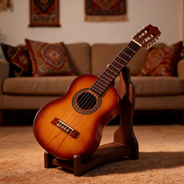 Brown_Wood_Six_String_Acoustic_Guitar