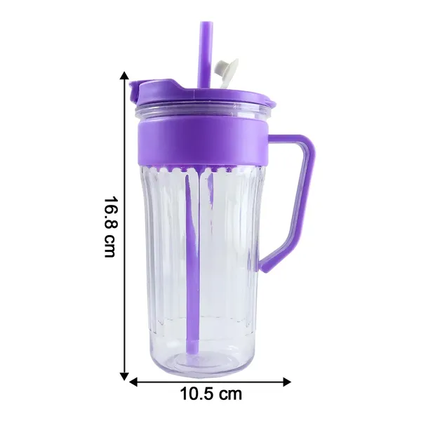 Purple_Plastic_Modern_Ribbed_Tumbler_With_Straw_And_Handle_Pack_Of_2