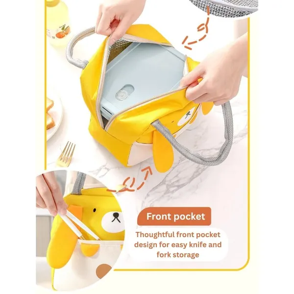 Yellow_Dog_Print_Insulated_Lunch_Bag_With_Handles_Pack_Of_2