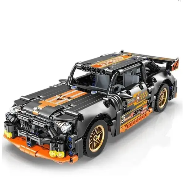 Black_&_Orange_520_Piece_Supercar_Building_Block_Set