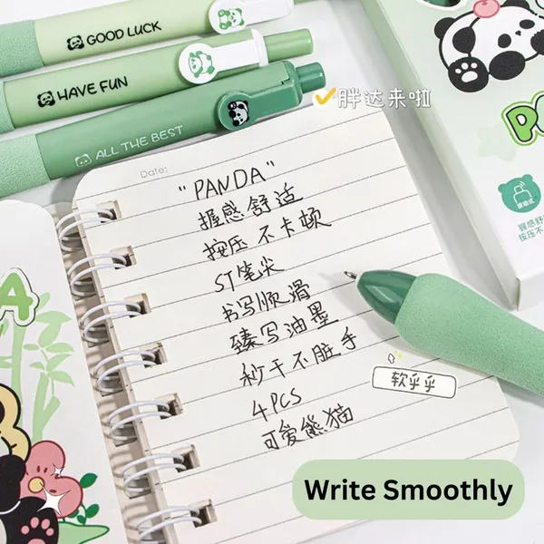 Green_Panda_Soft_Grip_Pen_Set_Pack_Of_4