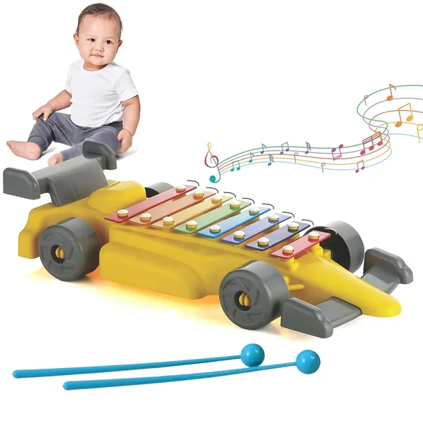 Yellow_Race_Car_Xylophone_Musical_Toy_For_Kids