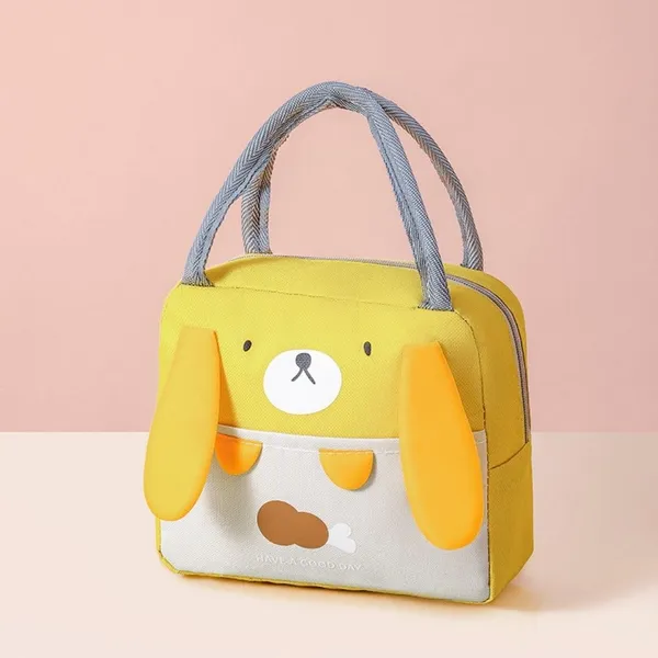 Yellow_Dog_Print_Insulated_Lunch_Bag_With_Handles_Pack_Of_2