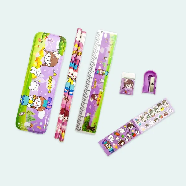 Purple_Cartoon_Character_Stationery_Set_For_Kids_Pack_Of_2
