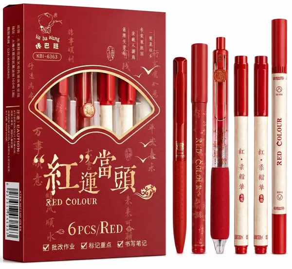 Red_Six_Piece_Assorted_Writing_Pen_Set_Pack_Of_2
